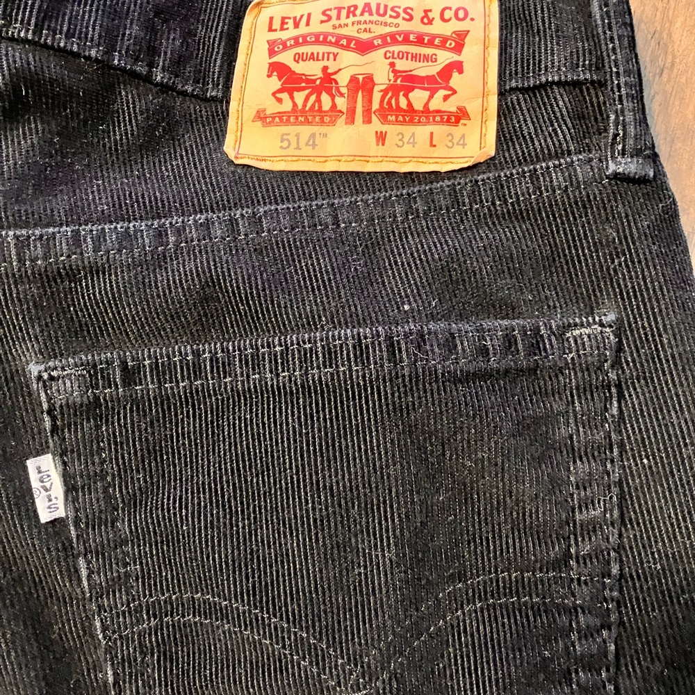 Levi's Men's Black Corduroy